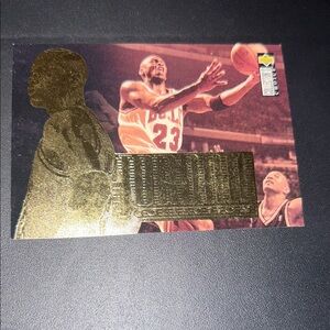Gold Basketball Trading Card by Upper Deck